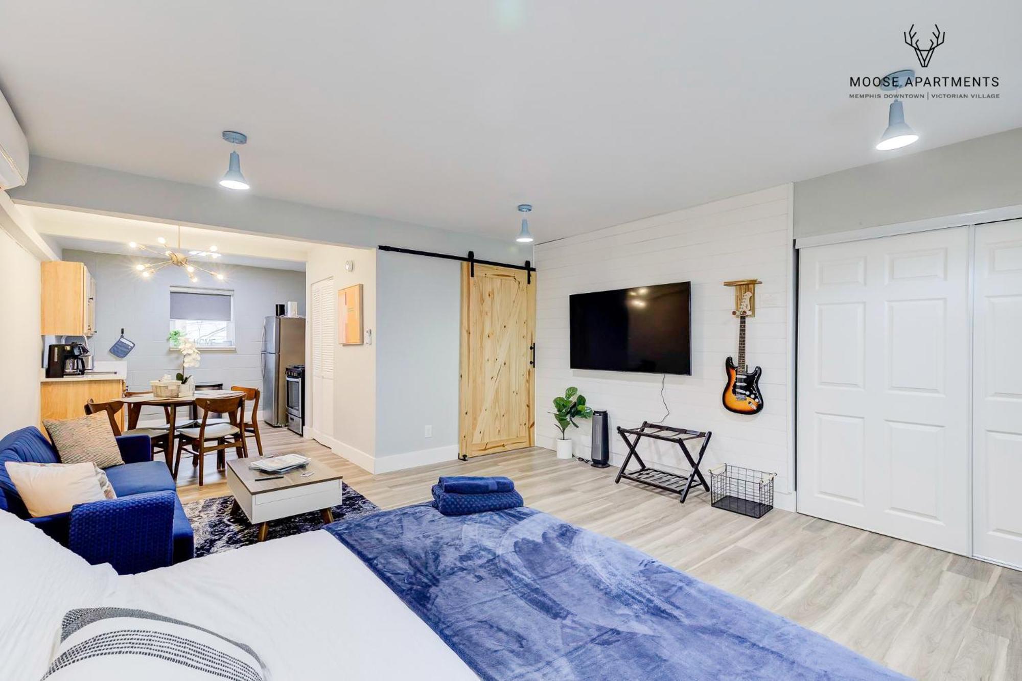 Apartment The Moose #9 - Brand New Luxe Modern Loft With Free Parking, King Bed & Fast Wifi Memphis