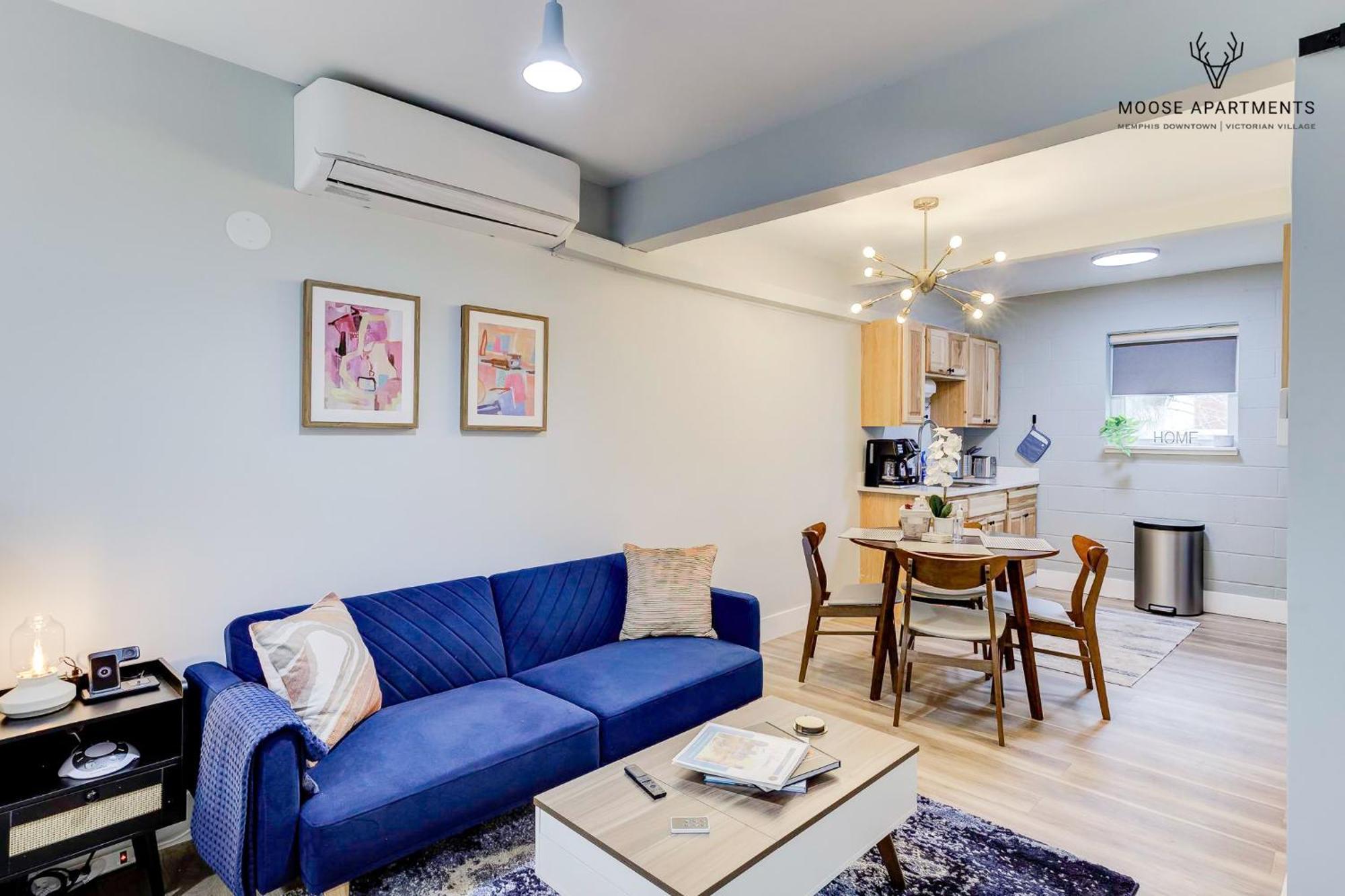 The Moose #9 - Brand New Luxe Modern Loft With Free Parking, King Bed & Fast Wifi * Memphis