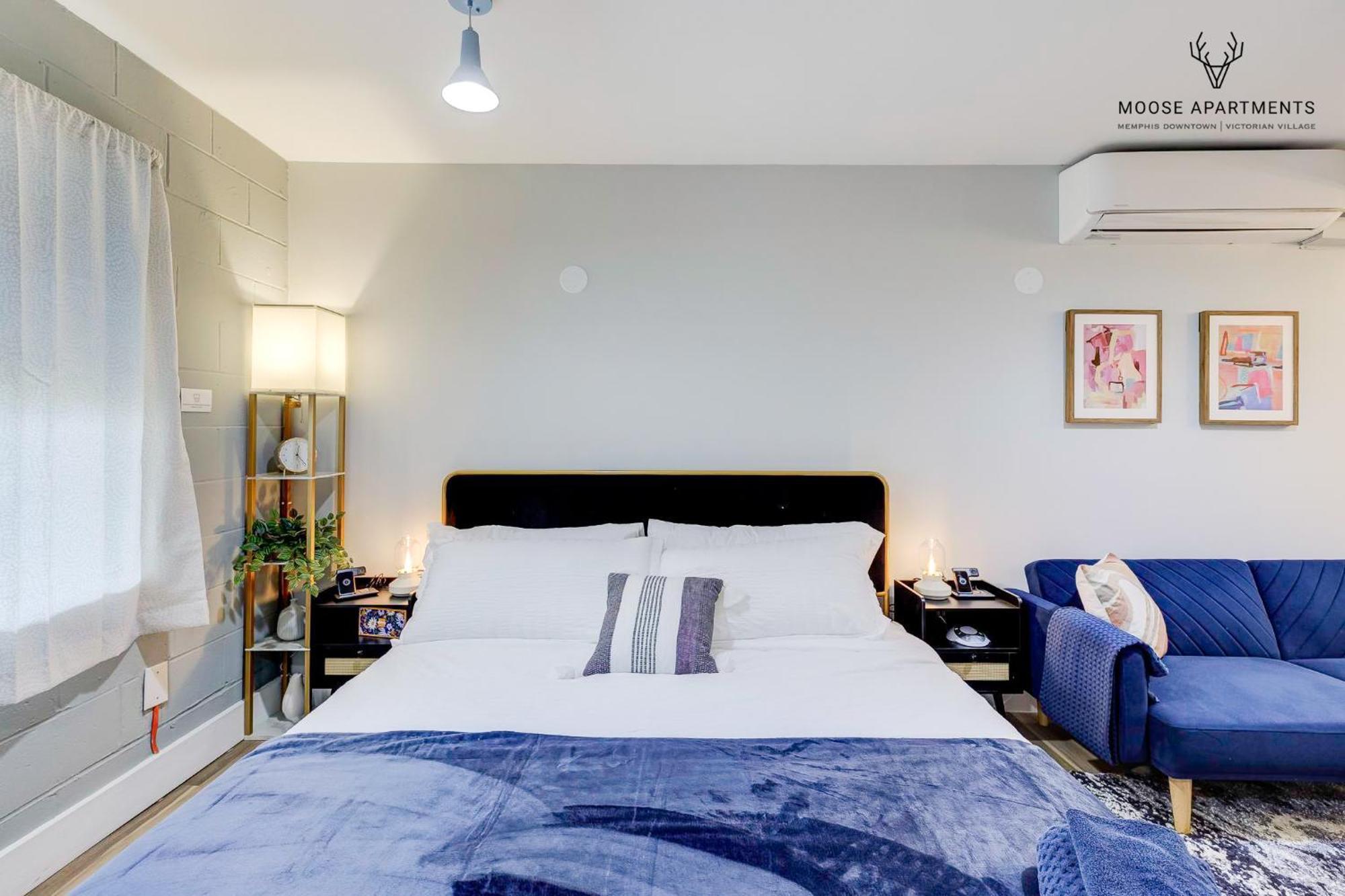The Moose #9 - Brand New Luxe Modern Loft With Free Parking, King Bed & Fast Wifi Memphis